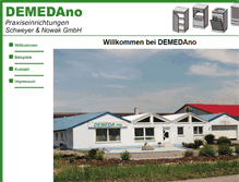 Tablet Screenshot of demeda.net
